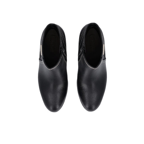 Stivaletto Donna con cuciture a contrasto e chiusura zip laterale